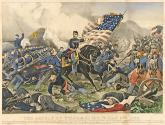 The Battle of Williamsburg, VA, May 5th, 1852, pub 1862